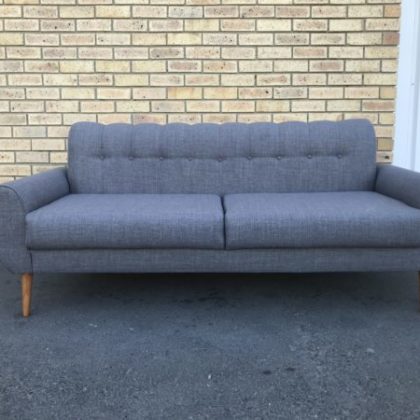 Cassidy 3 seater 2m with two fixed seat cushions